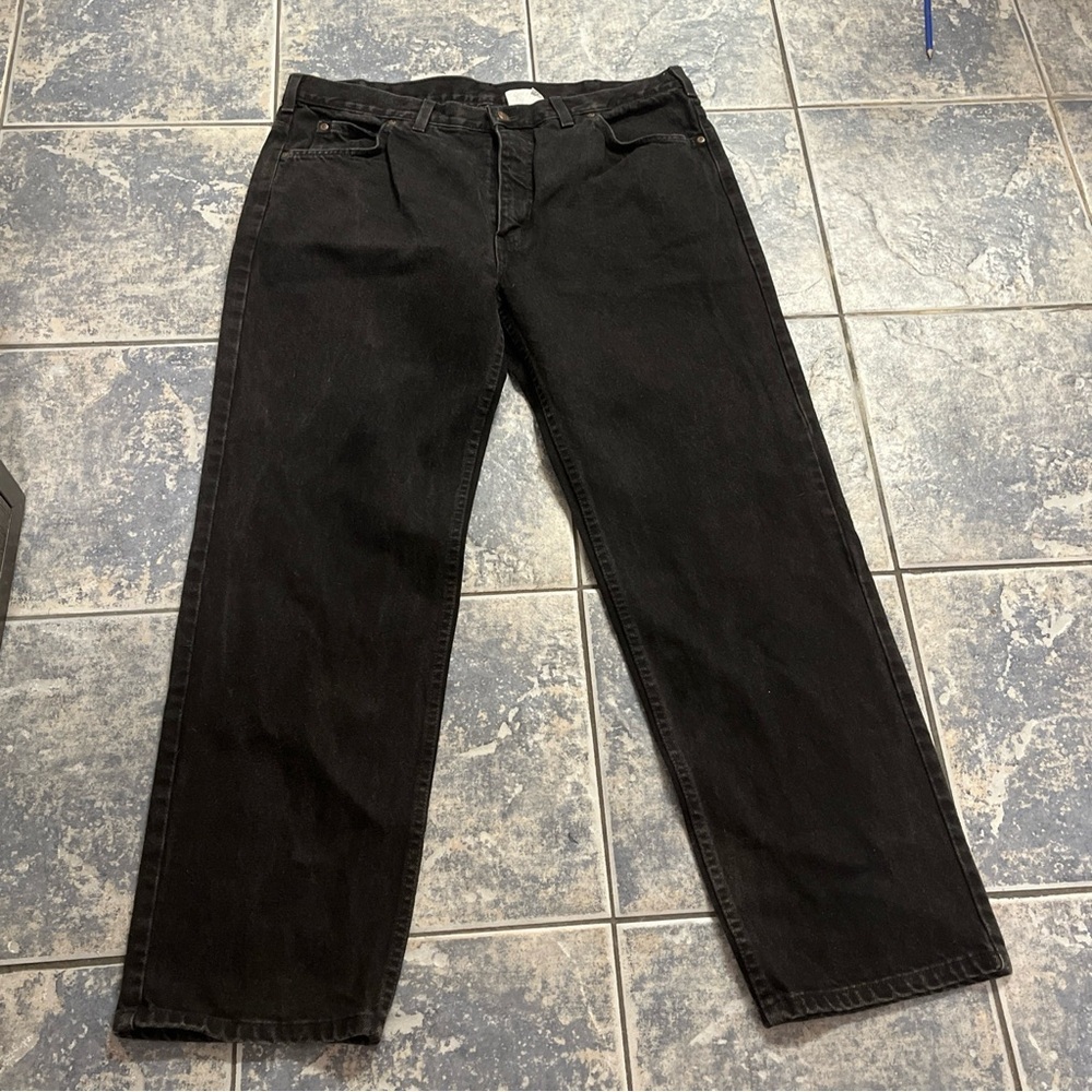 Vintage Workwear Denim Marks Work Warehouse Made In Canada Jeans Size 38…